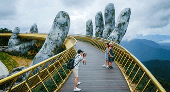 Golden Bridge à Da Nang dans le top des 100 plus belles destinations du monde